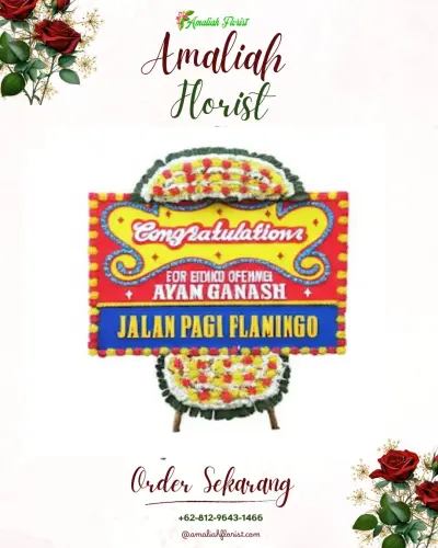 Bunga Papan Congratulation di Cikareo